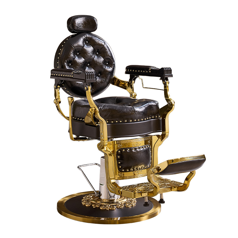 Silla de barbería de hombre de alta gama se puede invertir en la silla de barbería retrógrada silla de barbería especial silla de corte de pelo