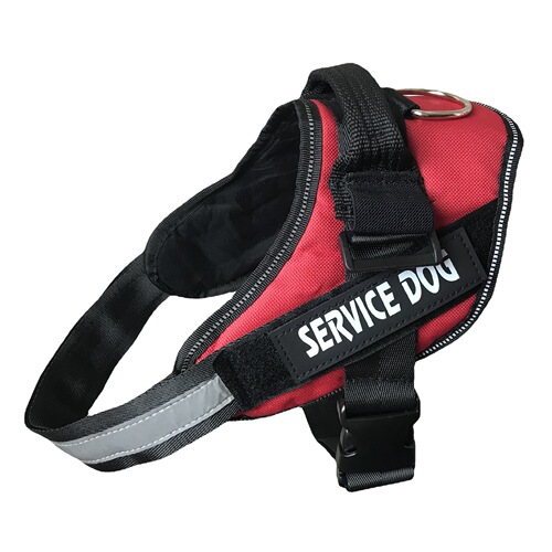 SERVICE DOG Pet Dog Leash Large Dog Golden Retriever K9 Dog Harness Back Strap Leash Dog Walking Rope