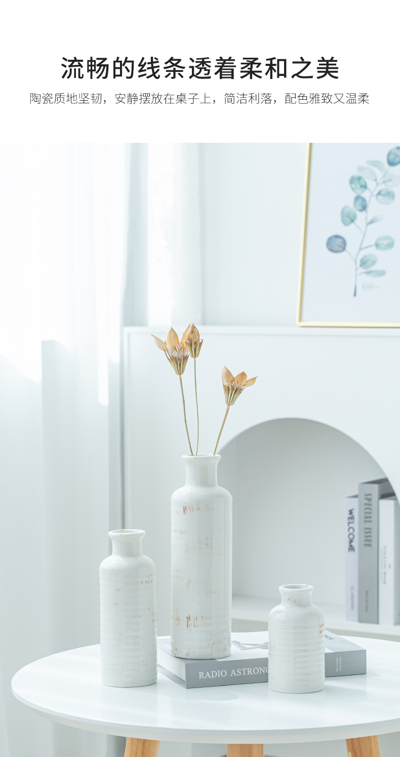 꽃없는 진주 면화 포장 3 세트