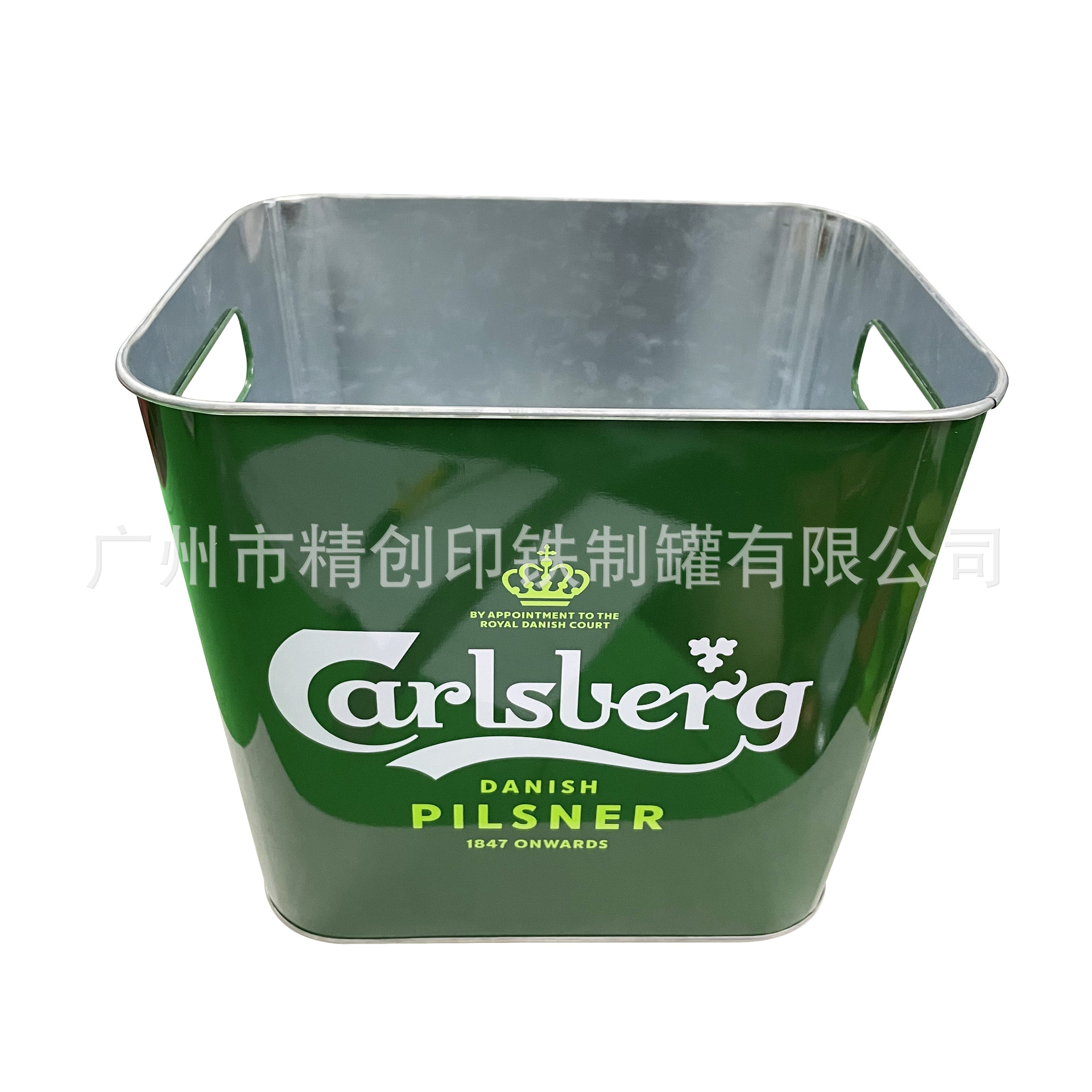 设计制作节日庆祝酒店KTV手提冰桶 镀锌桶方形啤酒铁桶防锈不漏