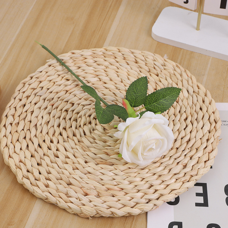 模擬ベルベットローズ結婚式の装飾造花クロスボーダーシングル雪山ローズバレンタインデー造花卸売|undefined