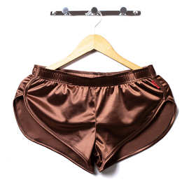 亚马逊热销男士内裤阿罗裤大码运动丝滑家居裤透气平角短裤衩批发