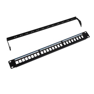 Unshielded 24-Port Empty Distribution Frame Network Distribution Frame Modular Network Distribution Frame Category 5E Category 6 Distribution