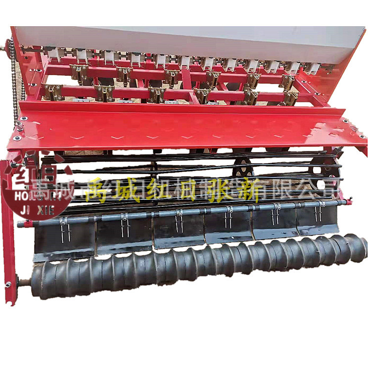 拖拉机配套的16行小麦播种器 高粱种植机 大麦条播机出口 红日
