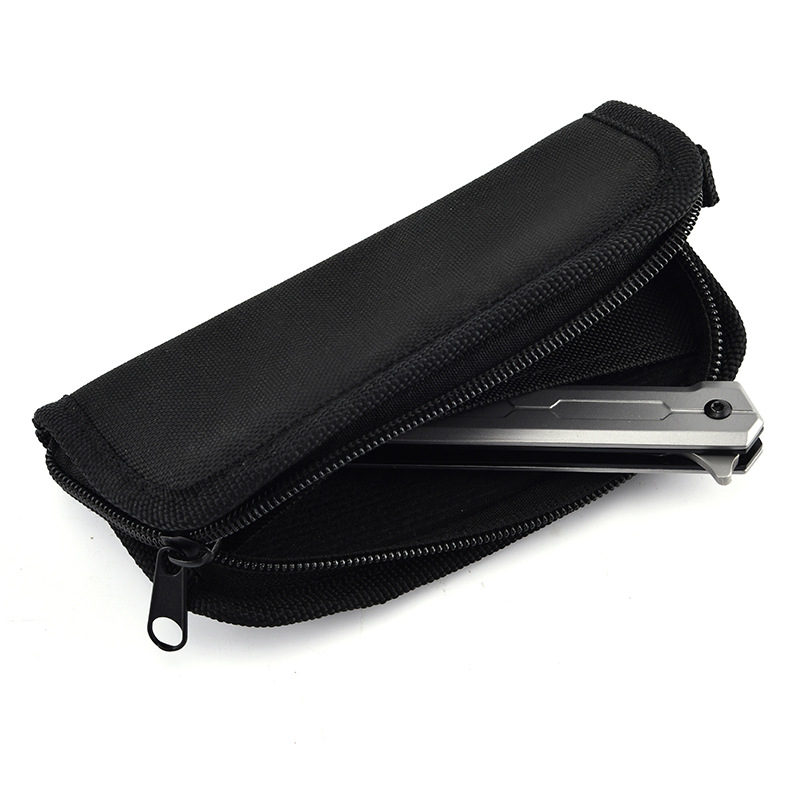 跨境热销通用折叠刀套便携小刀牛津布拉链多功能工具收纳包