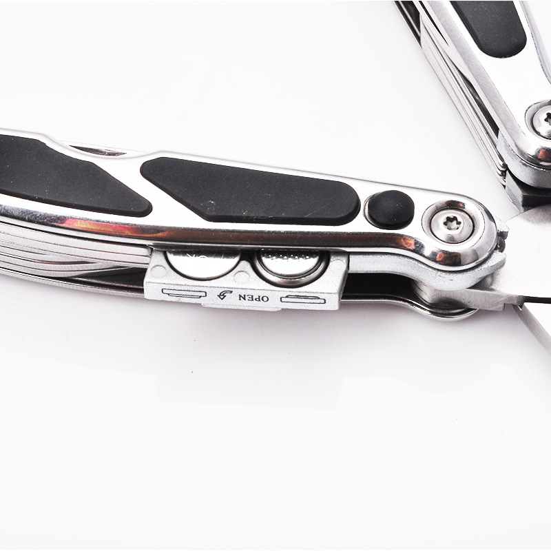 SQ Shunquan alicates de herramienta de combinación multifuncional Alicates de herramienta mini al aire libre universal con luz LED