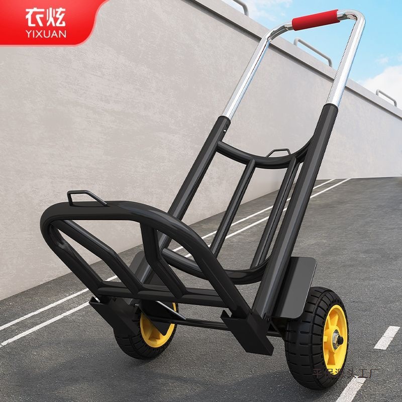 拉水桶小拉车买莱手拉车老年人纯净水桶拉杆车煤气罐桶装水矿泉水