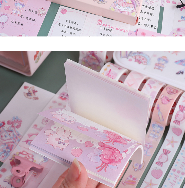 tape note gift box stationery set material student decorative stickerspicture2