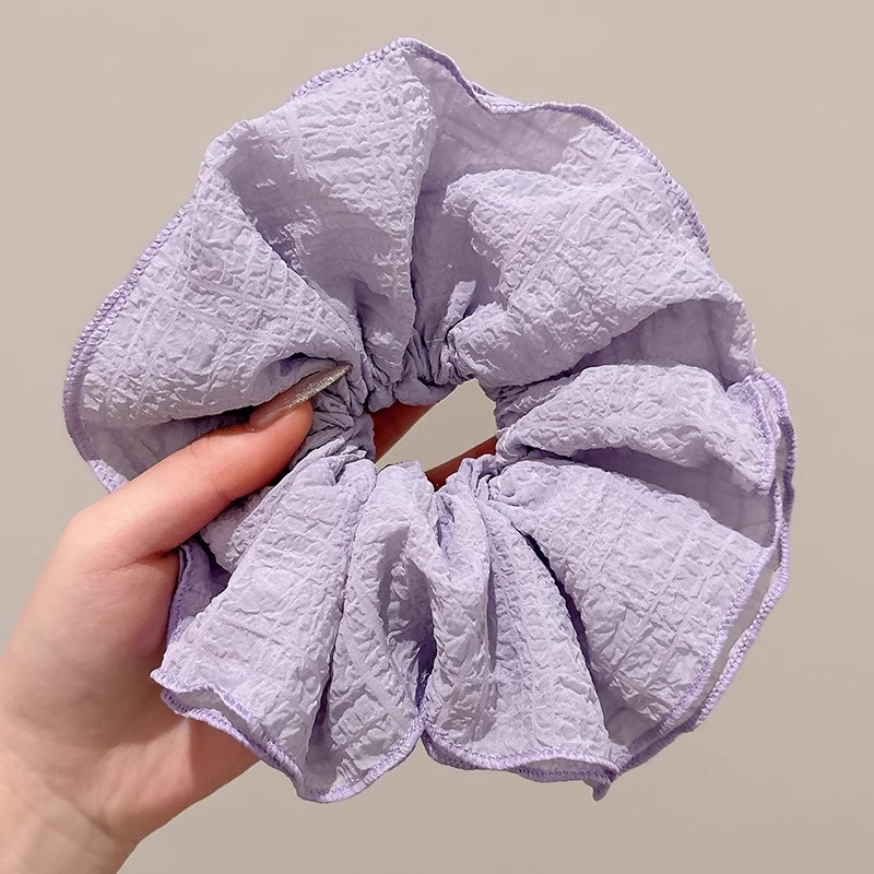 Primavera nueva corbata de pelo de intestino grueso para niños accesorios para el cabello de encaje dulce niña cabeza de bebé flor cuerda para la cabeza tocado de cuerda para el cabello japonés