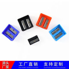 工場直売プラスチック二重穴/単穴斜面鉛筆鉛筆巻刀卸売り鉛筆巻刀