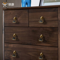 58C1新中式抽屜拉手黃銅吊墜金色仿古床頭櫃家具衣櫃門把手櫥櫃復
