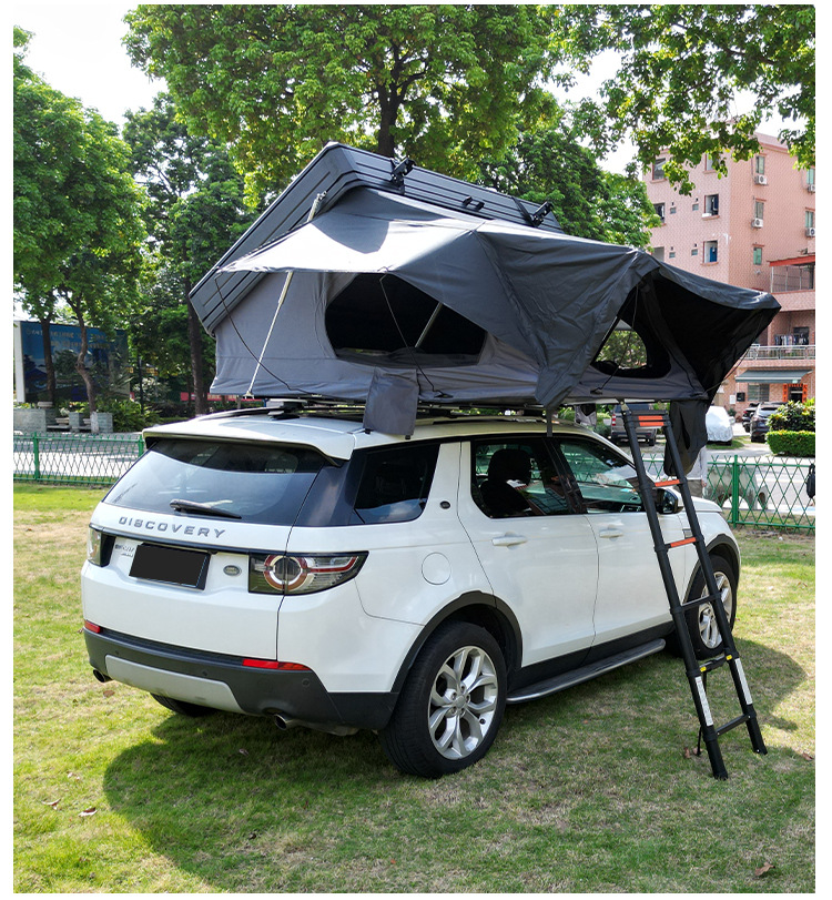 Cross-Border New Roof Tent Hard-Top Aluminum Alloy Travel Car Tent Outdoor Camping Self-Driving Tour Roof Tent