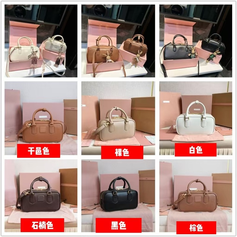 元工場の新型iuボーリングシンプルなファッションハンドバッグボストンシングルショルダーは大容量の公文書にまたがっています。|undefined