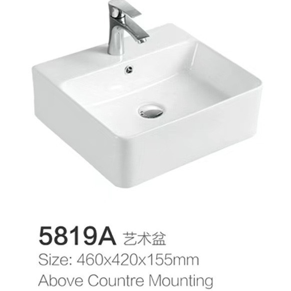 Hotel balcón lavabo cerámica lavabo lava