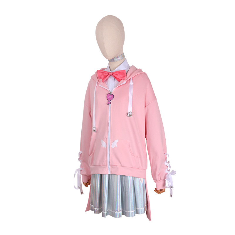 Super Sky Sauce Hoodie Cosplay Streamer Girl Heavy Dependence Cos Women's Casual Outfit Full Set