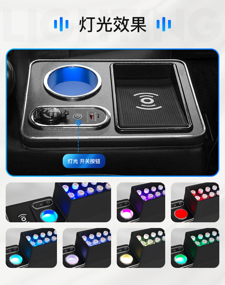 Suitable for Toyota Noah 90 Series Armrest Box, Voxy 95 Series Storage Box, Central Storage Hand Pillow Box Modification