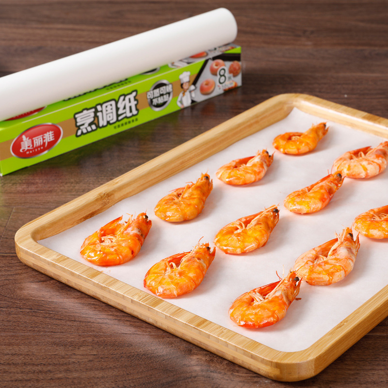 Meiya disposable cooking paper baking paper household kitchen parchment paper barbecue oil-absorbing paper department store wholesale