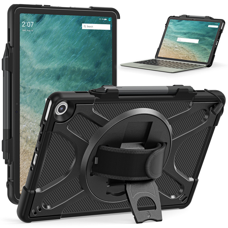 Applicable to Amazon Amazon Fire Max 11 tablet computer case rotating bracket case beer three-proof protective case