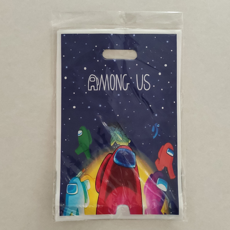 Espacio Hombre Lobo matar ammongus partido decoración suministros juego fiesta de cumpleaños de los niños vajilla traje Placa de papel de fábrica