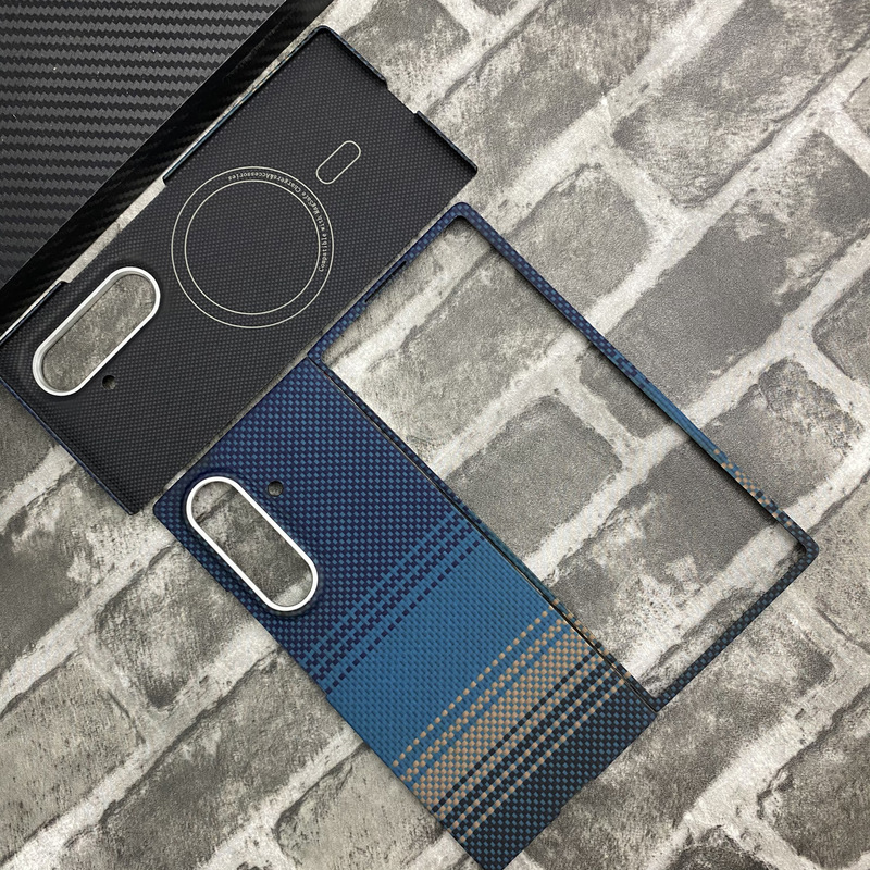 Samsung zfold7 中央軸携帯電話ケース ケブラー磁気 SAMSUNG fold7 アラミド繊維保護に適しています。|undefined