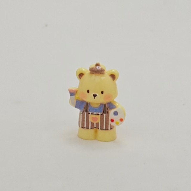 立体画家小熊diy饰品配件奶油胶手工配件车载小摆件创意手机链挂|undefined