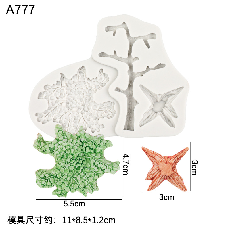 Pino ardilla fondant molde de silicona hornear fondant chocolate ritmo seco pastel Decoración Accesorios en stock al por mayor