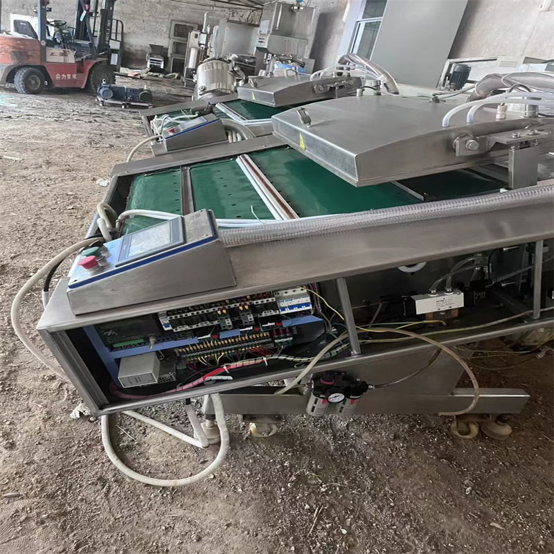 出售二手连续式真空封口机 多功能商用全自动真空包装设备 回收