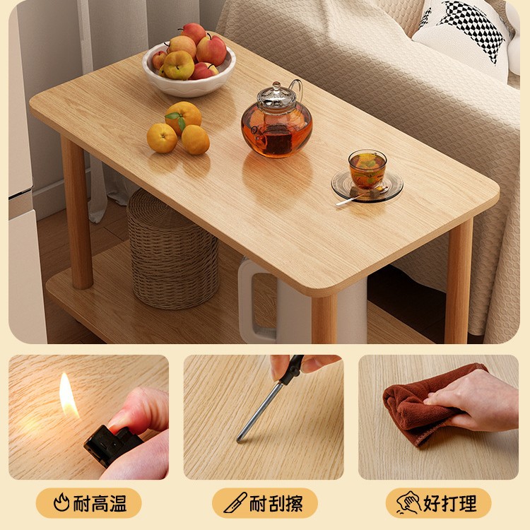 Mesa pequeña, sofá, sala de estar, mesa de té, alquiler, mesa cuadrada, mesa de té simple.