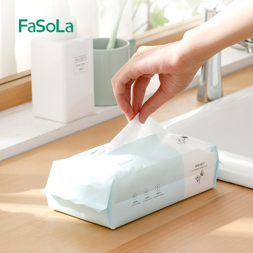 FaSoLa disposable face towel women's disposable face towel beauty salon face towel cotton soft towel wipe face towel