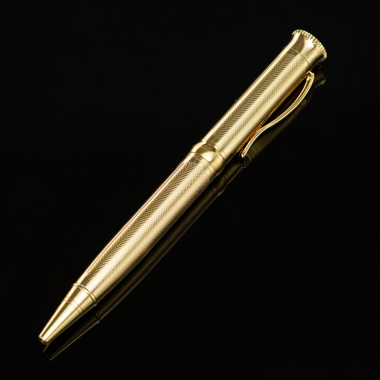Oficina de negocios lápiz de bola de escritura de metal lápiz neutro lápiz de firma pesada sensación de escritura de estudiantes lápiz de agua negro