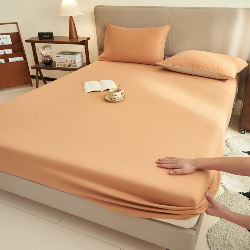 Nuevo estilo de sábana de algodón puro pieza individual 100 funda de cama de algodón juego de tres piezas de funda de colchón todo incluido funda de cama 2025 nuevo