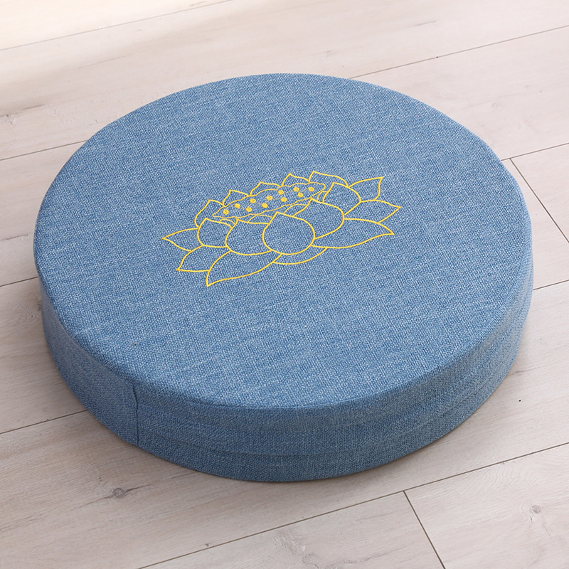 달빛 블루 자수