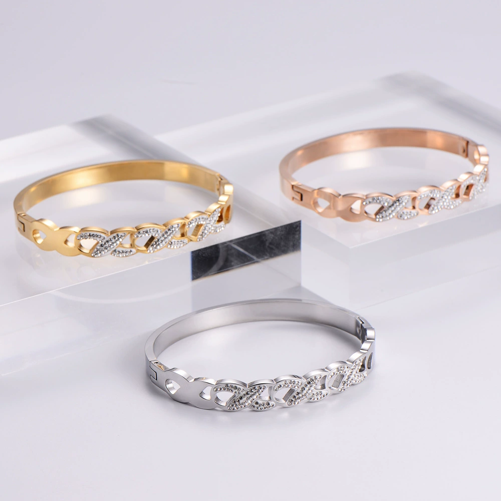 AML Brand small design fashionable women's bracelet stainless steel, Korean style, does not fade, internet celebrity