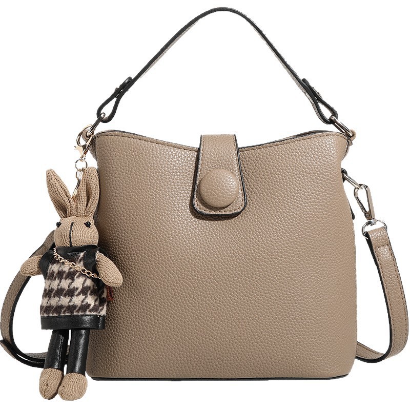Women's Handbags 2025 Spring/Summer New Fashion Versatile Bucket Bag Luxury Shoulder Crossbody Handbag - Thumbnail 5