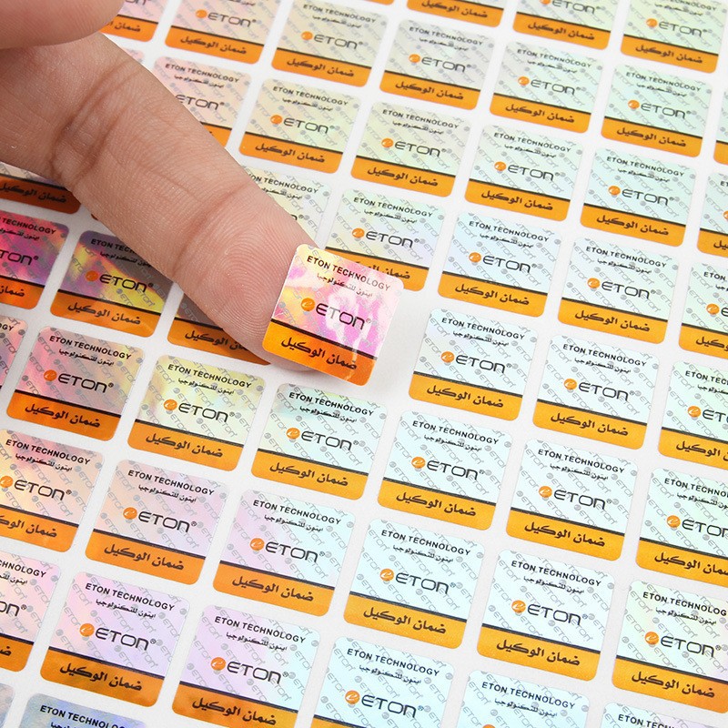 透明不干胶贴纸设计透明防伪标签不干胶标签卡通贴纸印刷防水贴