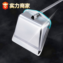 不锈钢垃圾铲子加厚单个簸箕家用加大小号特厚铁撮箕畚斗扫把套装