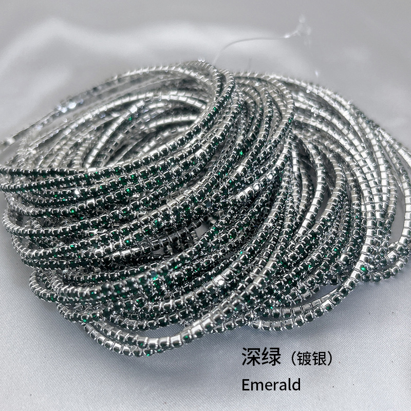 26 다크 그린 실버 도금