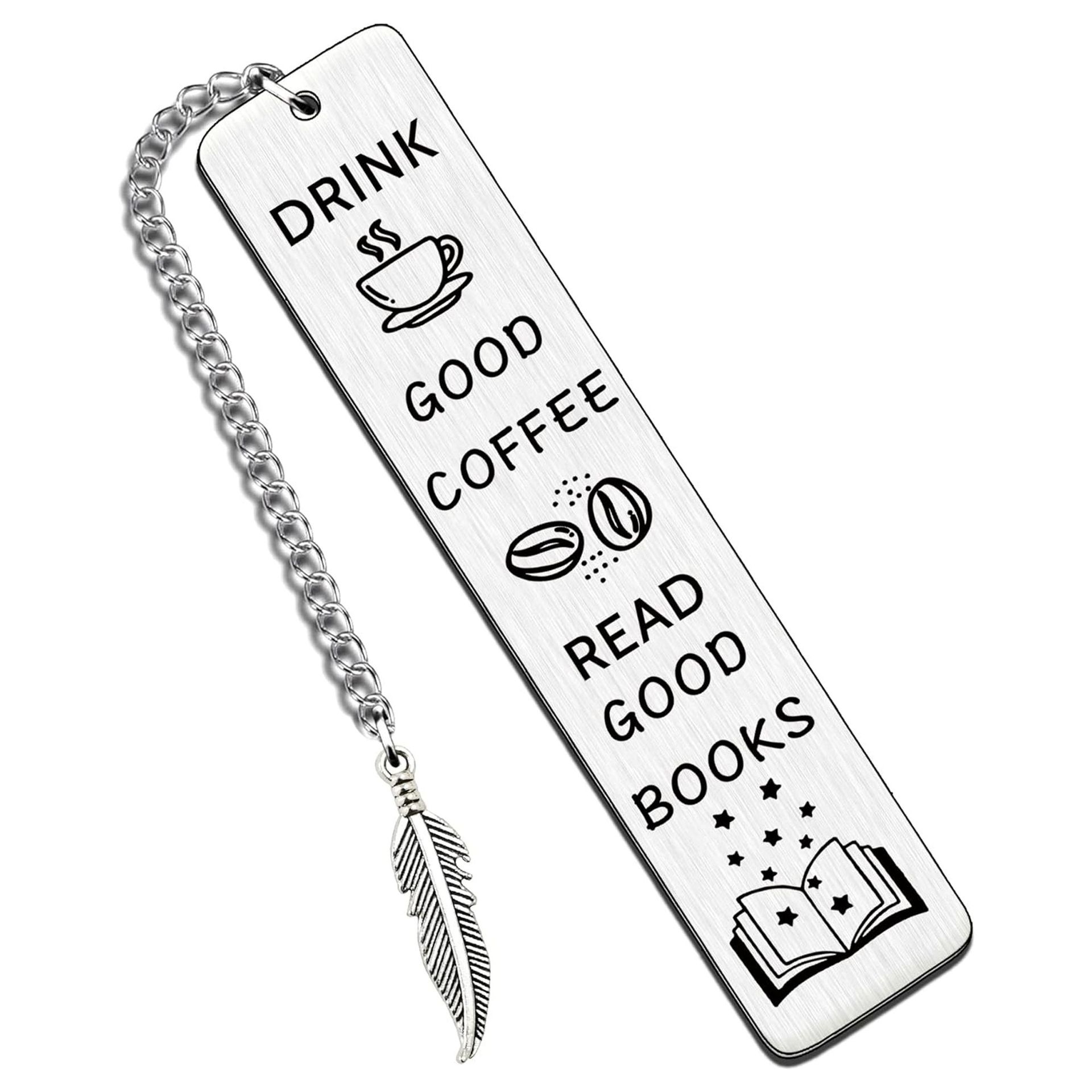 Marcadores de acero inoxidable europeos y americanos Regalos de la temporada de graduación Grabado con láser Gracias Regalos del día del maestro Libro Marcadores de metal