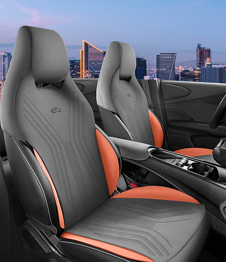 Suitable for BYD e2 seat cover, suede leather half-cover saddle pad, universal seat cover for all seasons, integrated car seat cushion