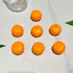 仿真橘子35#小橘子模型 迷你小水果套装橱窗装饰品微景观道具批发