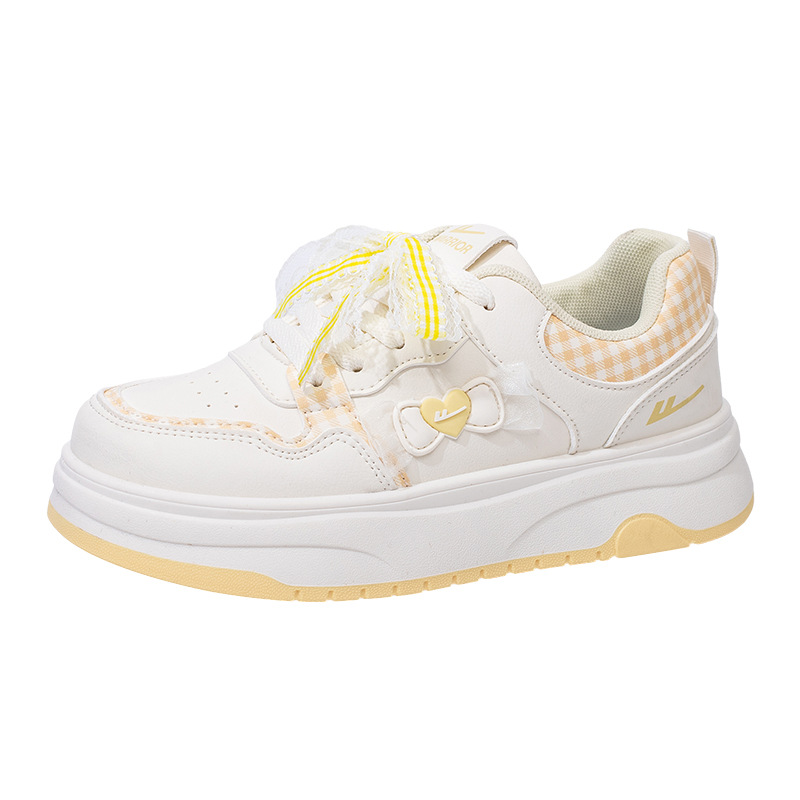 Retirada universal arco de moda zapatos de suela gruesa zapatos de lazos bajos de malla de alto valor de la cara zapatos de mujer nuevos zapatos de solos de estudiantes