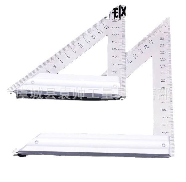 Низкая цена оптовой двойной Ласточка бутик нержавеющей стали Треугольник правитель 200 мм железа металлический треугольник правитель
