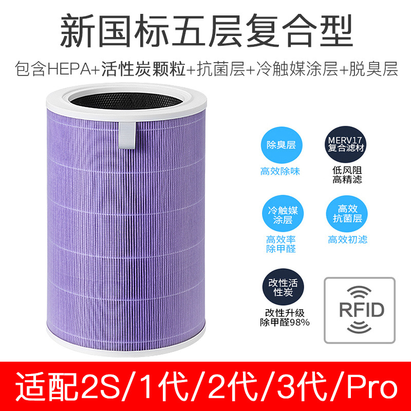 [칩식별] 포름알데히드 외에 기장 1 세대 2 세대 3 세대 2S-PRO-Purple 항균 바이러스