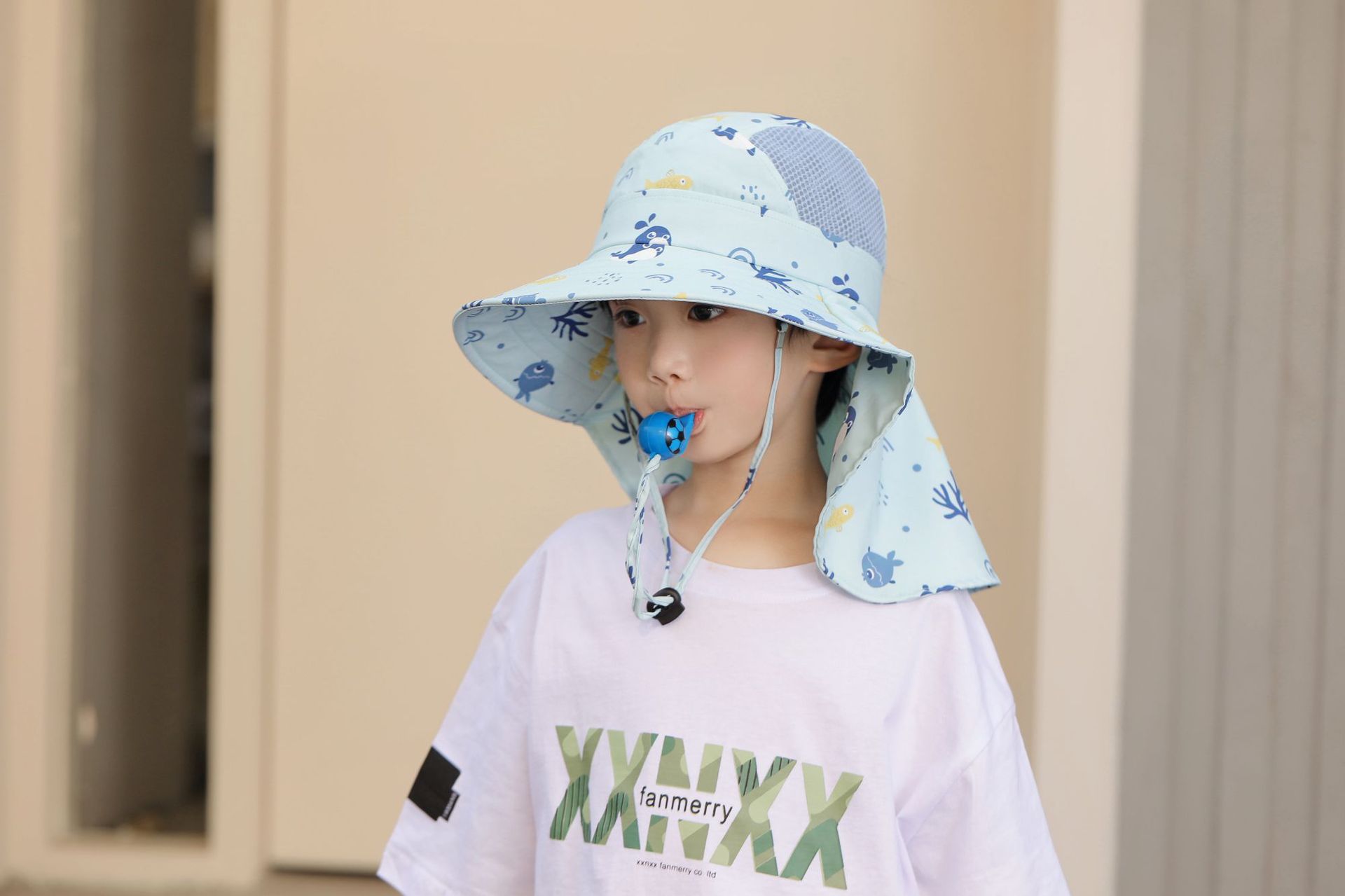 350g Weight Hat Classification Polyester Fabric Type Bucket Hat Hats Type Children Unisex Cute Sweet Printing Printing Bucket Hat