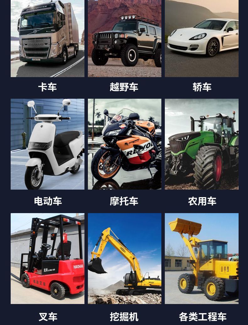 Electric car lights led strong light lights modified external super bright 12V-80V three-wheel battery car strong light LED headlights