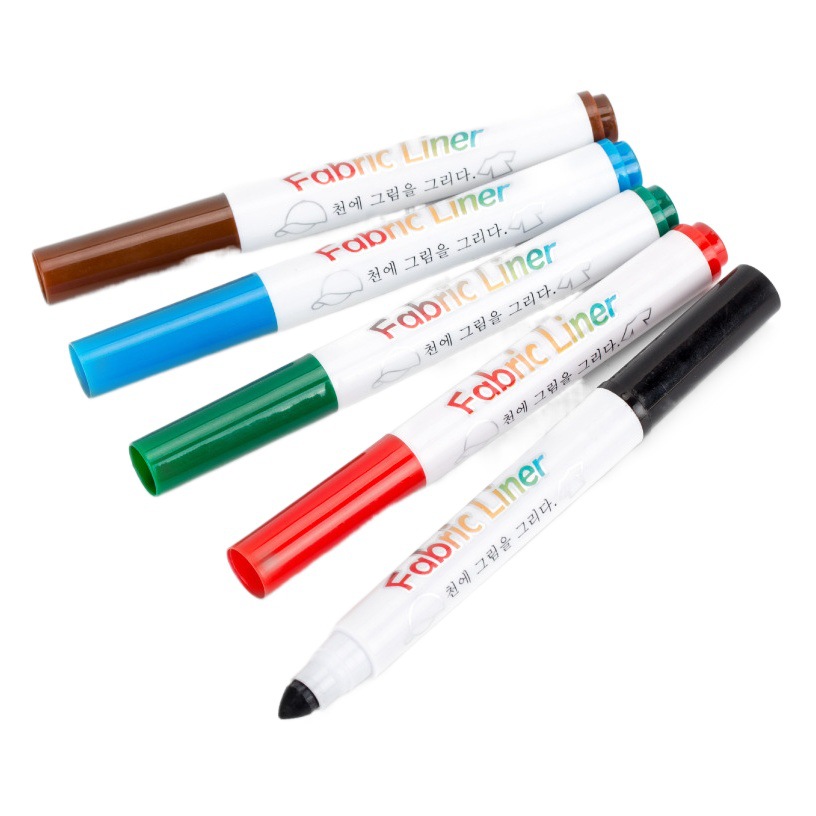 Venta al por mayor ropa pintada tela pintura fabricantes no se desvanecen bolsa de lona graffiti camiseta DIY textil pintura paño cepillo