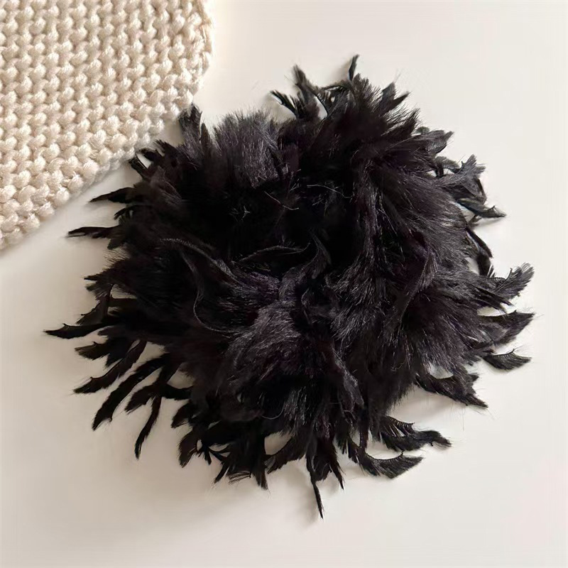 블랙 실크 울 스타일