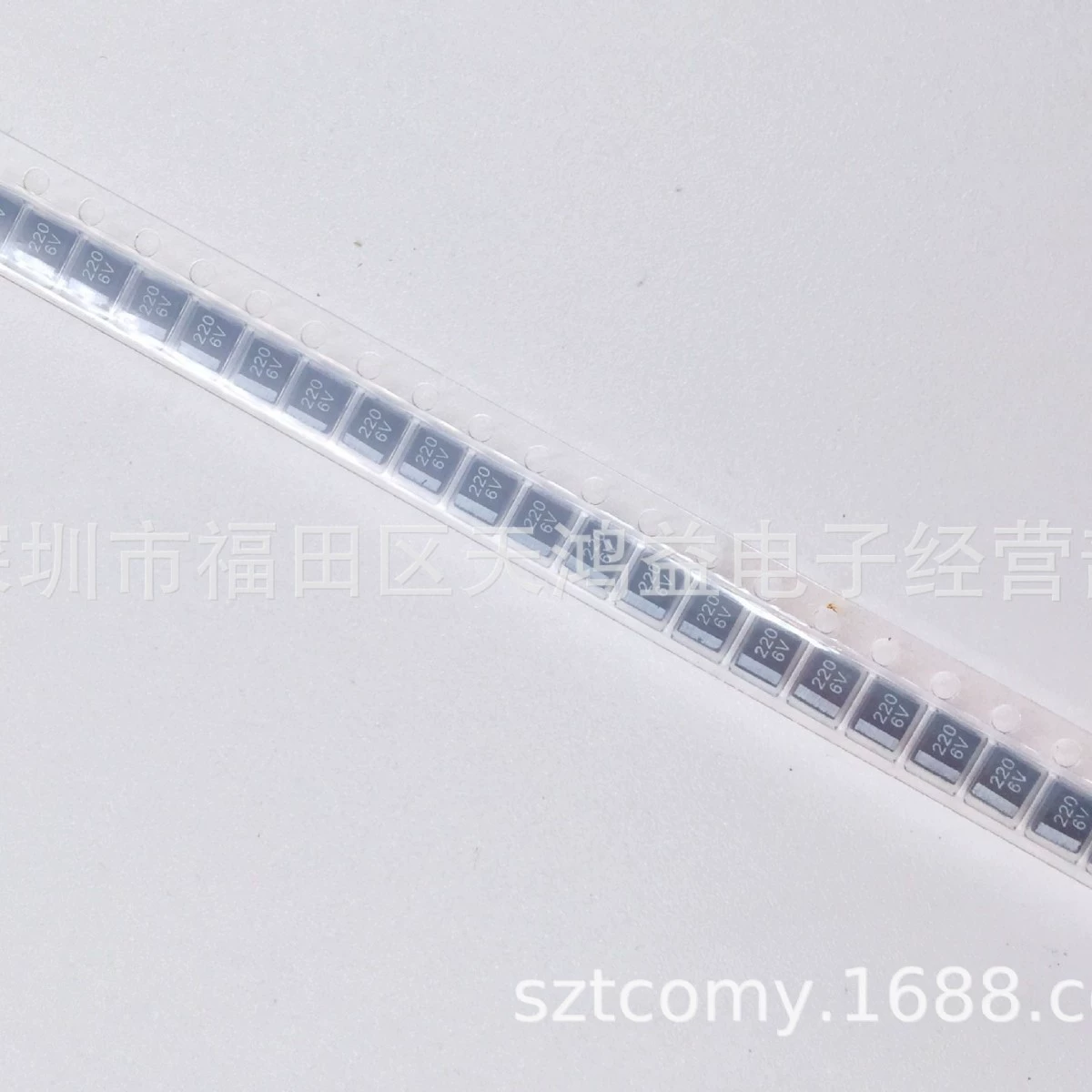 Черный танталовый конденсатор 227 6.3v B J227 220UF тип BTEESVB20J227K 8R