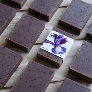 Purple grass cold soap handmade soap cleansing face washing soap bath soap wedding hand gift gentle cleaning essential oil soap