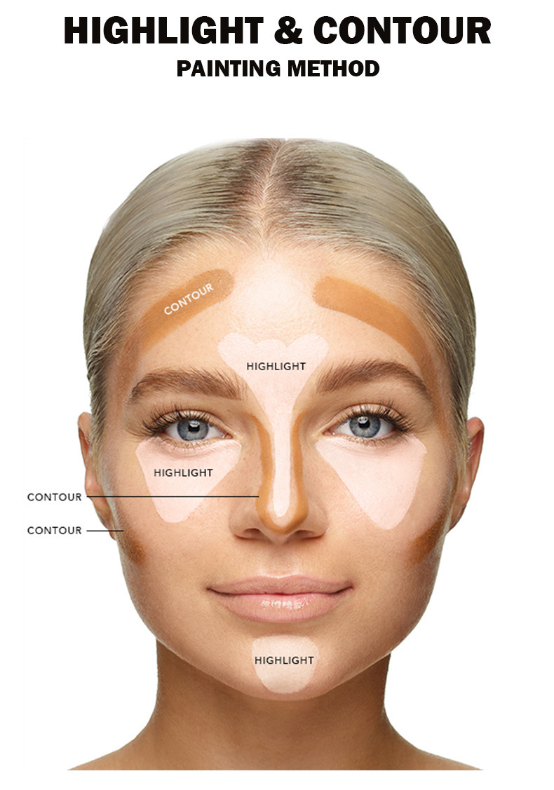 Fit Colors 8-color foundation is easy to push away, holding makeup, matte, concealer, face repairing, liquid foundation,_voghion.com